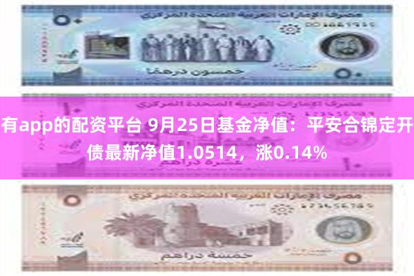 有app的配资平台 9月25日基金净值：平安合锦定开债最新净值1.0514，涨0.14%