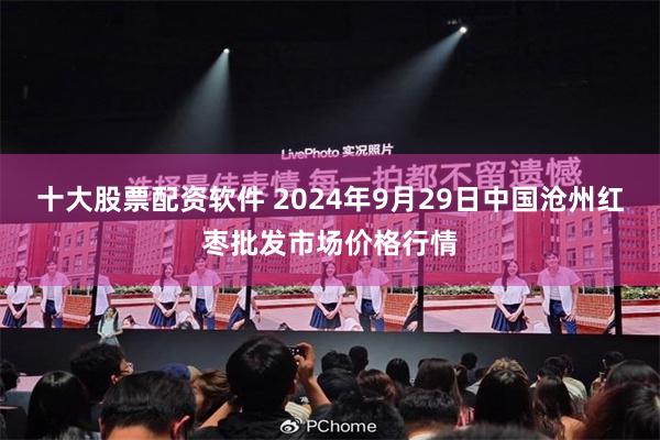 十大股票配资软件 2024年9月29日中国沧州红枣批发市场价格行情