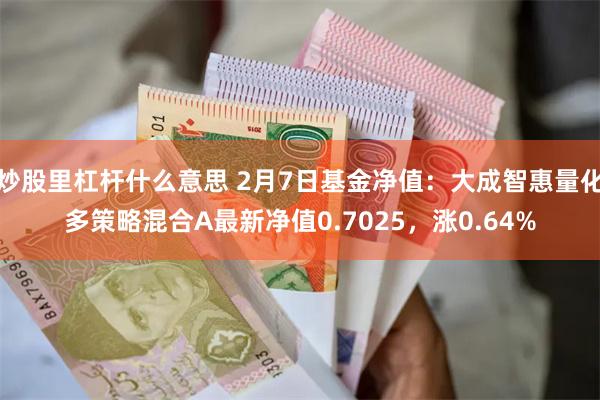 炒股里杠杆什么意思 2月7日基金净值：大成智惠量化多策略混合A最新净值0.7025，涨0.64%