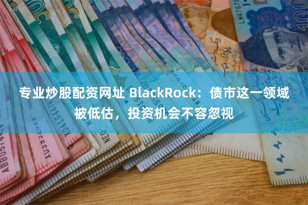 专业炒股配资网址 BlackRock：债市这一领域被低估，投资机会不容忽视